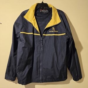 Women's Yellow and Black WeatherTex Mesh Lined Windbreaker.